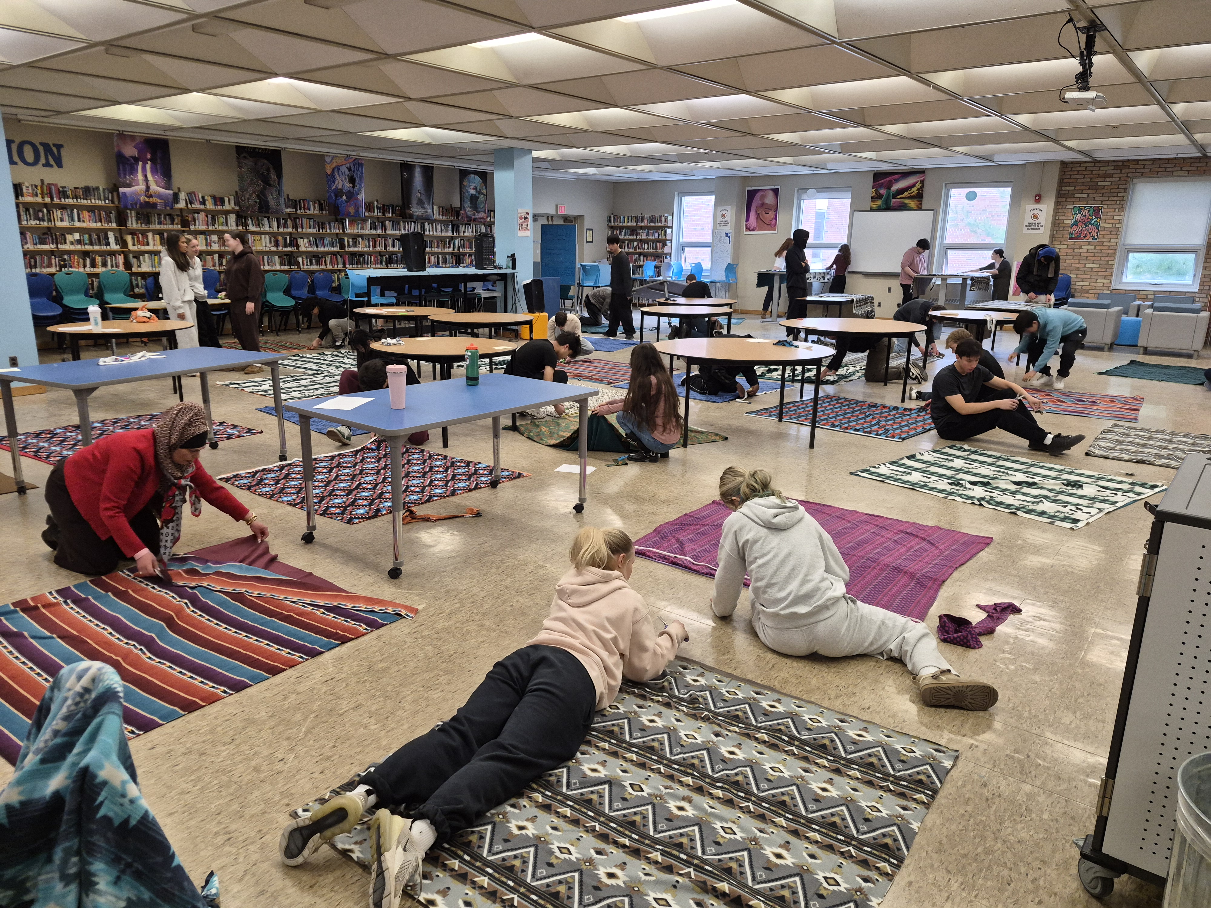 Etobicoke Collegiate Institute Healing Blanket Workshop