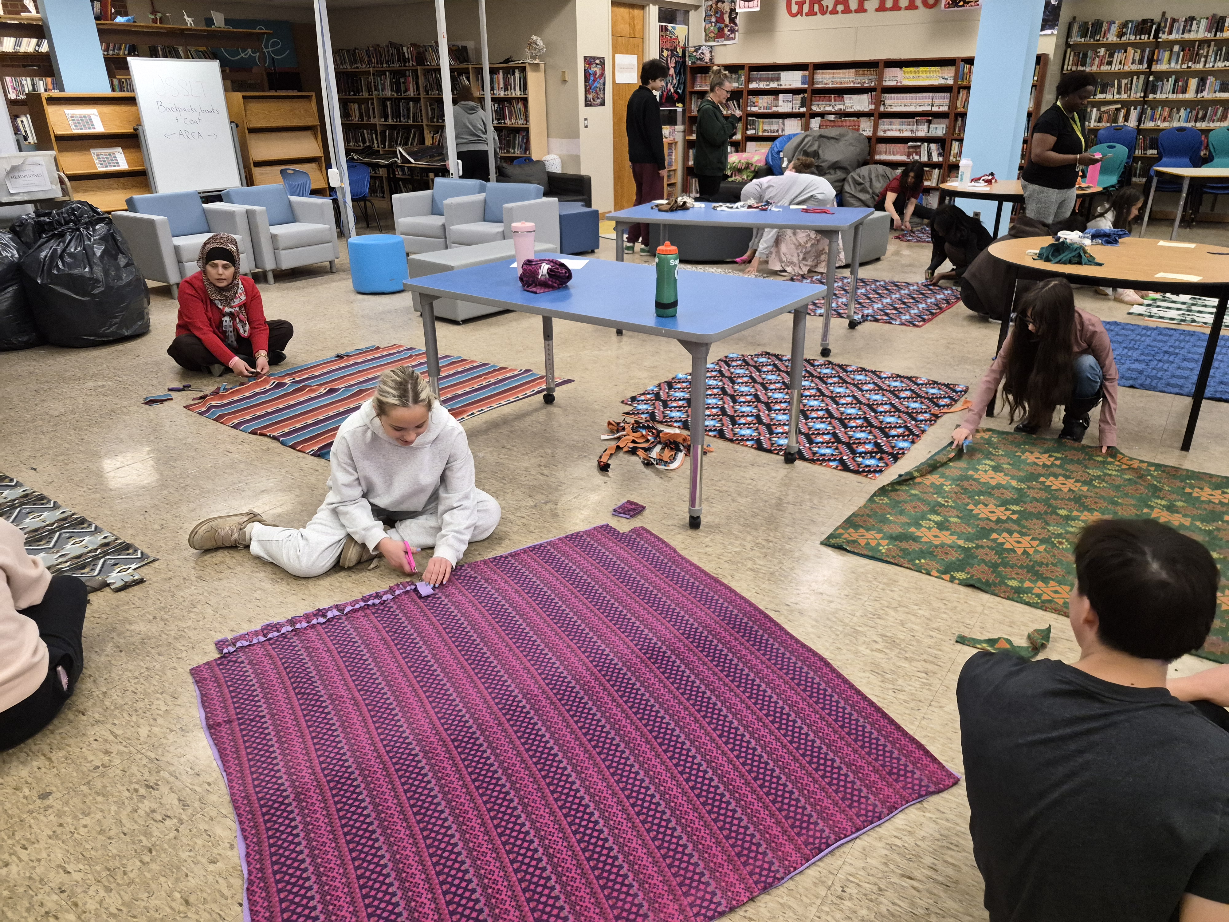 Etobicoke Collegiate Institute Healing Blanket Workshop