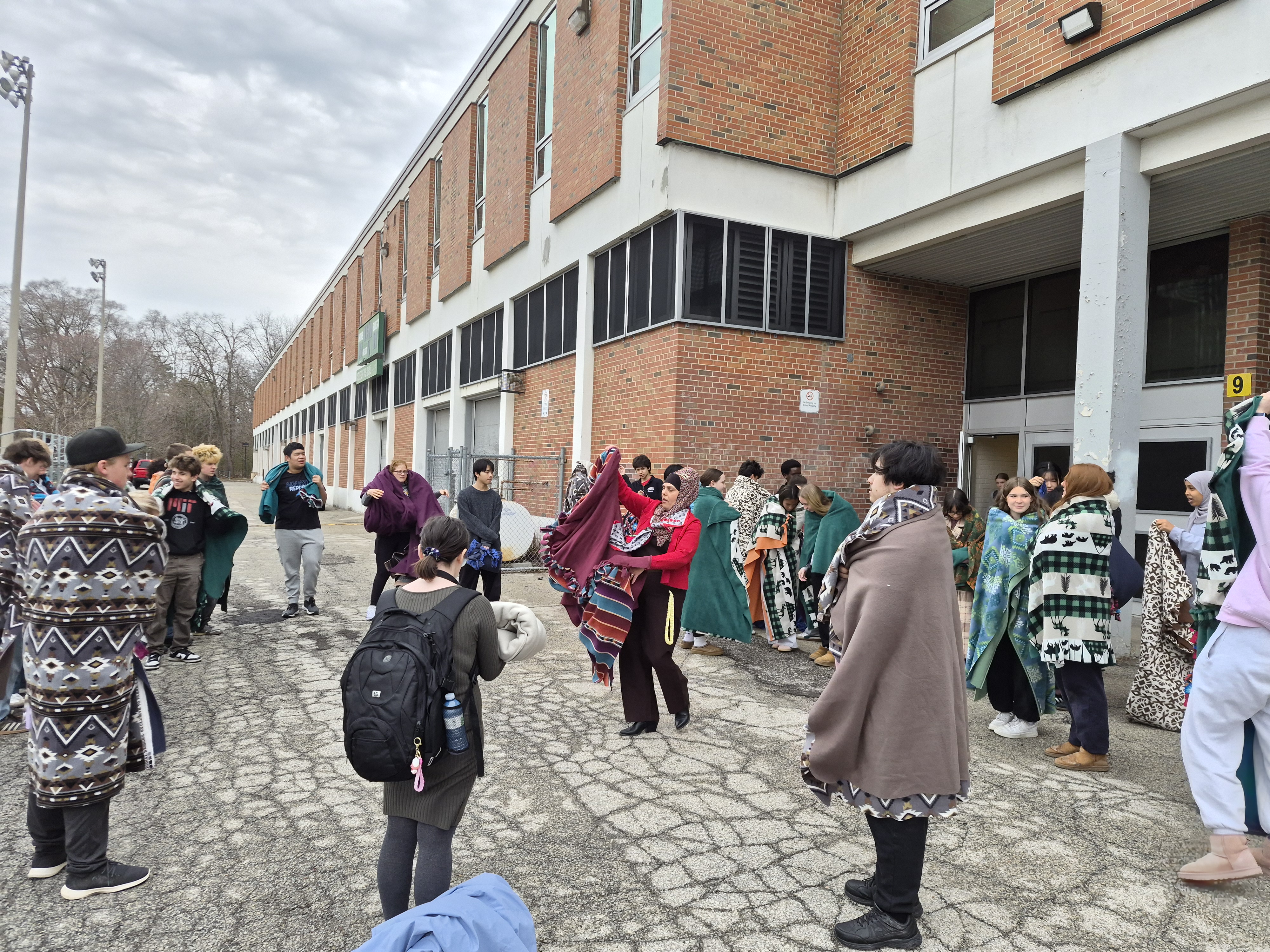 Etobicoke Collegiate Institute Healing Blanket Workshop