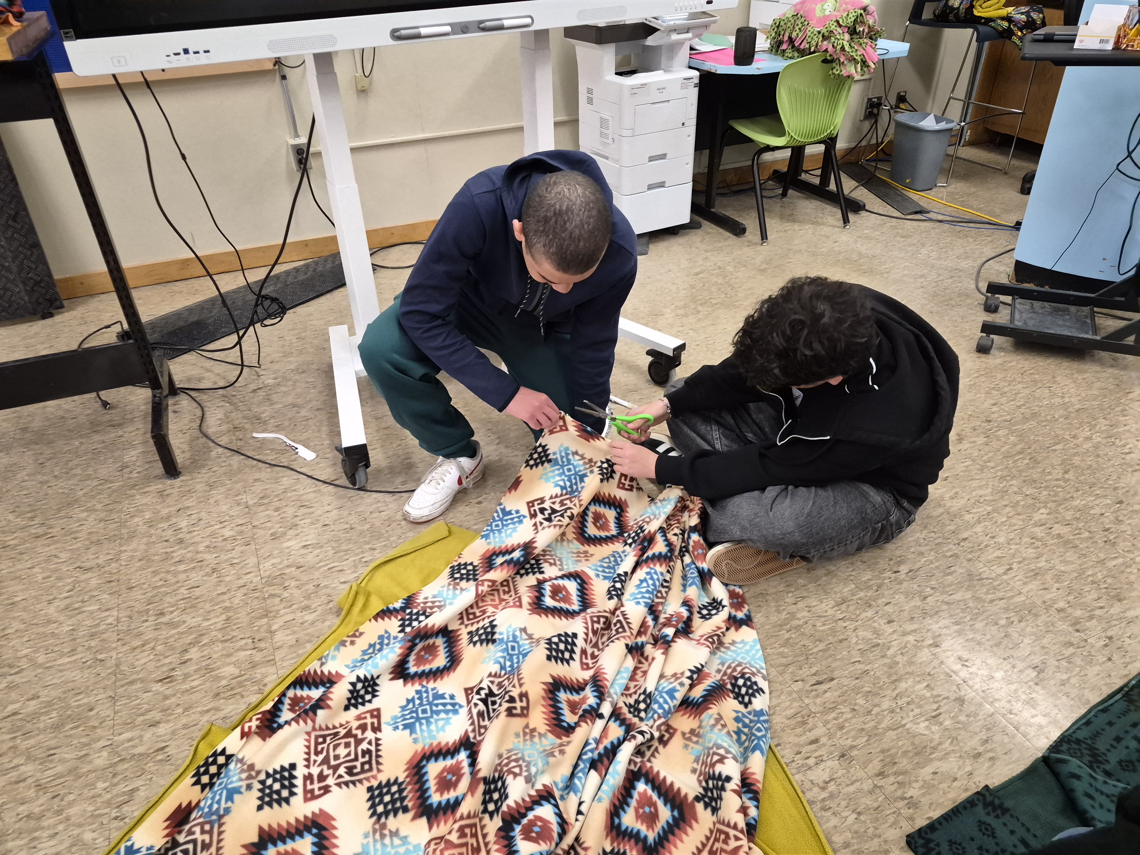 Etobicoke Collegiate Institute Healing Blanket Workshop