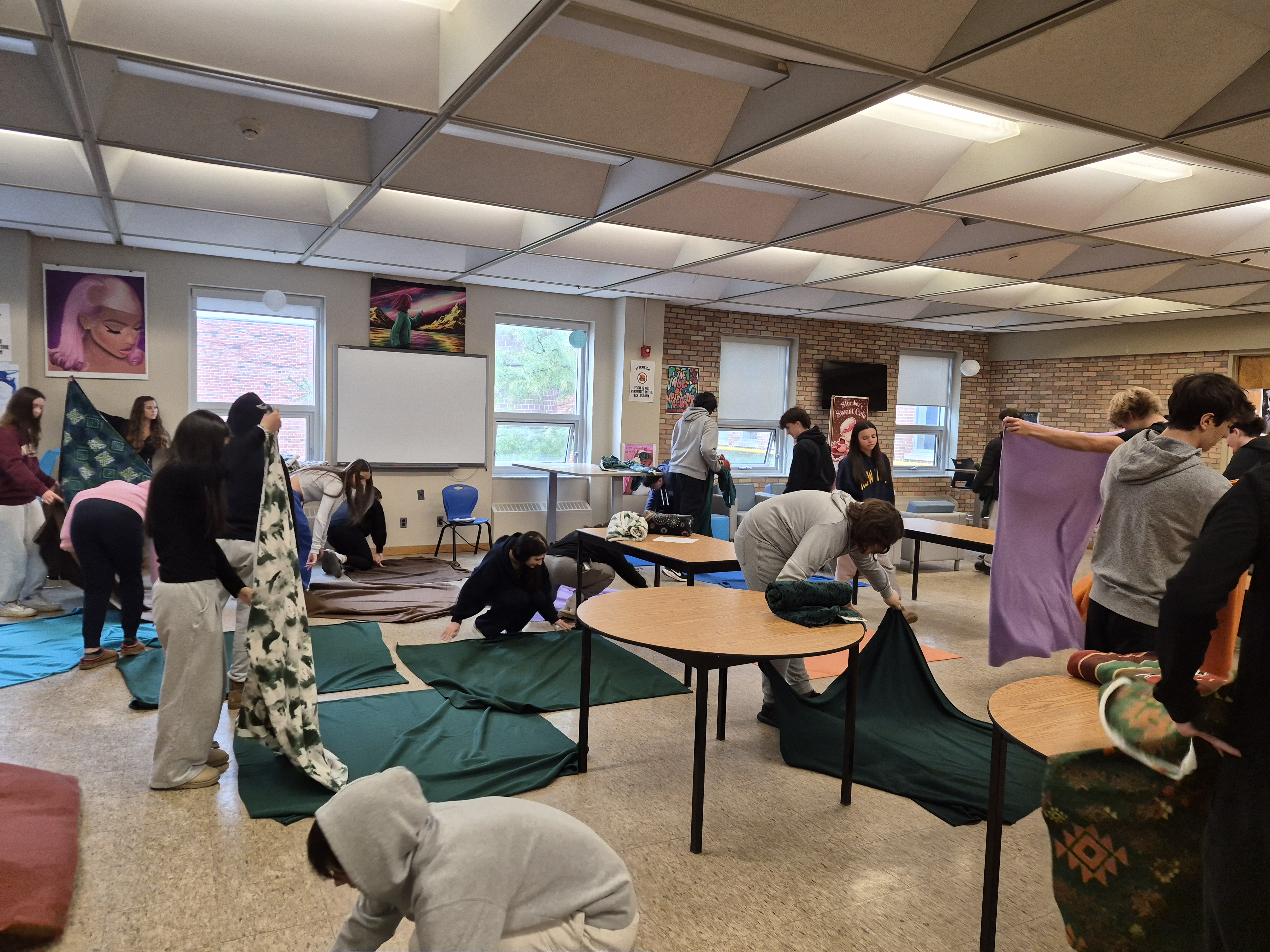 Etobicoke Collegiate Institute Healing Blanket Workshop