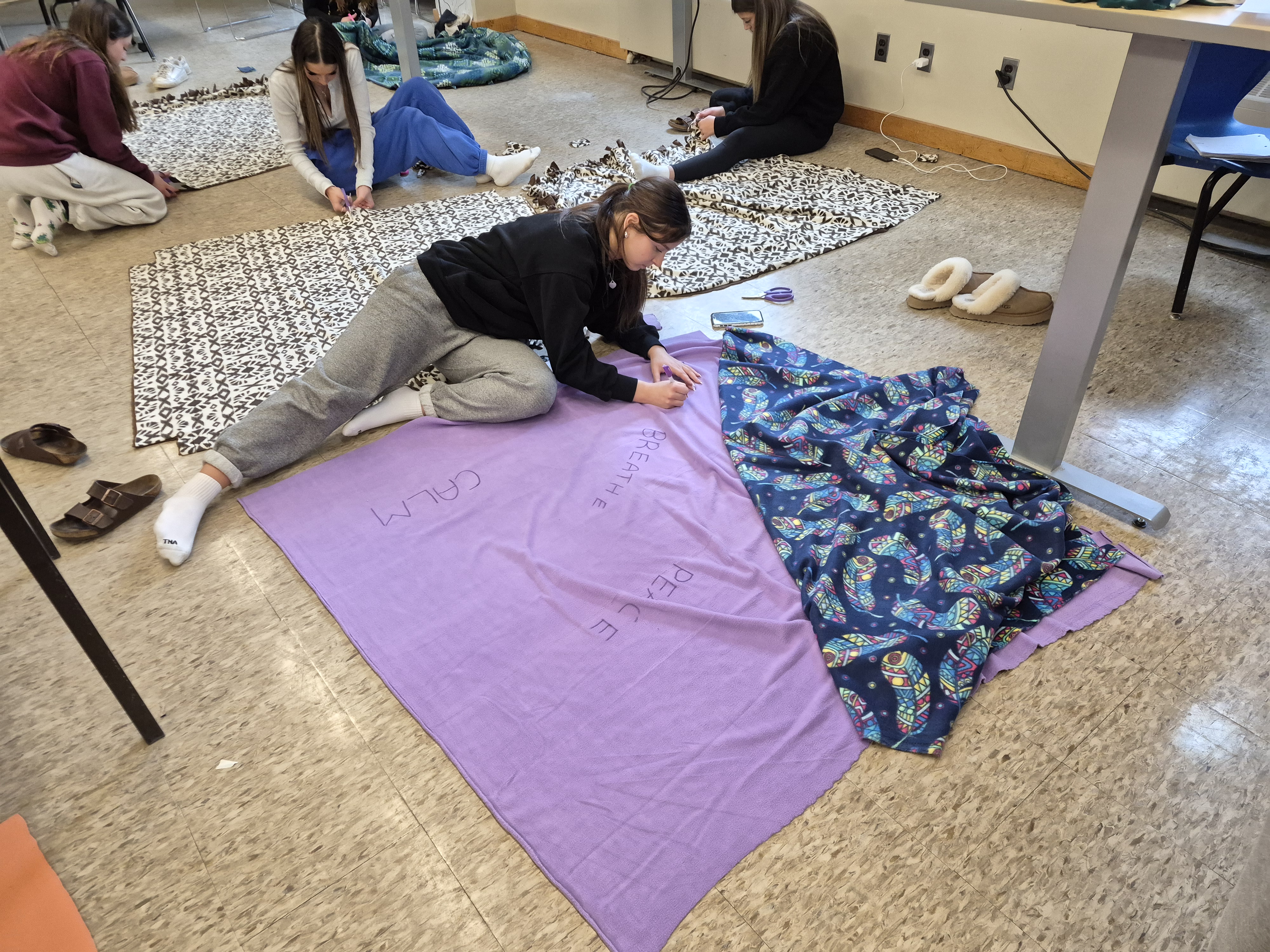 Etobicoke Collegiate Institute Healing Blanket Workshop