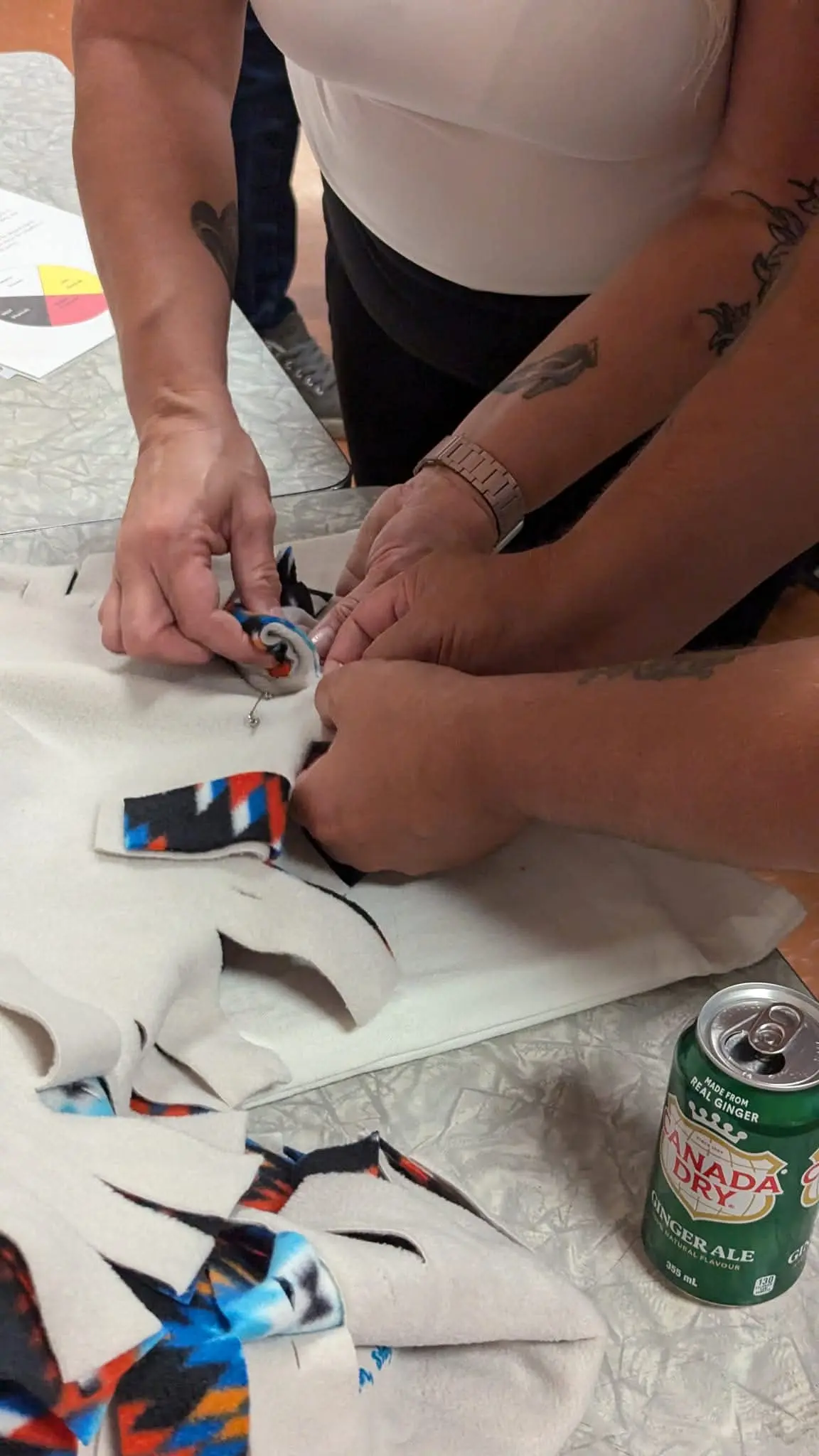 Jordan fundraiser — healing blanket station