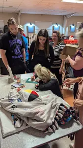Jordan fundraiser — healing blanket station