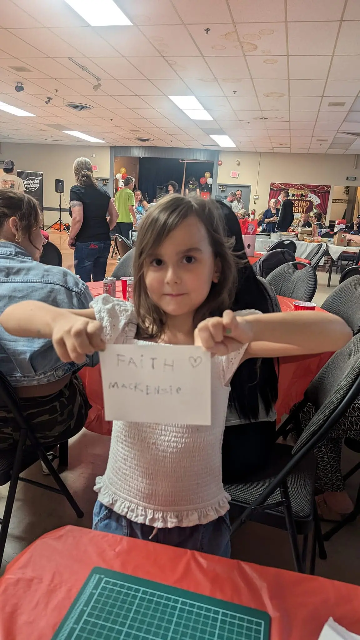 Jordan fundraiser — healing blanket station