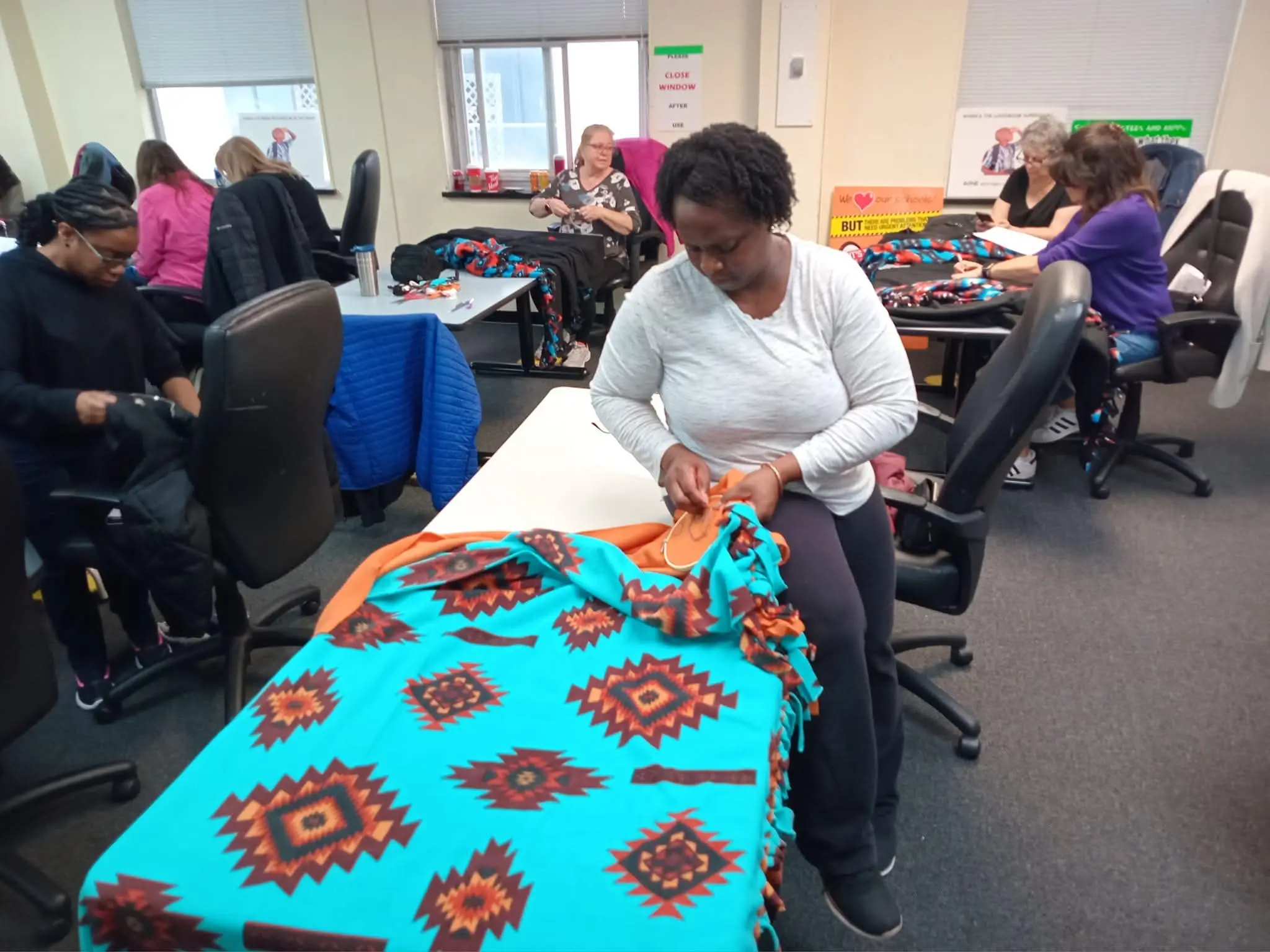 CUPE Local 4400 Toronto Education Workers Healing Blanket Workshop