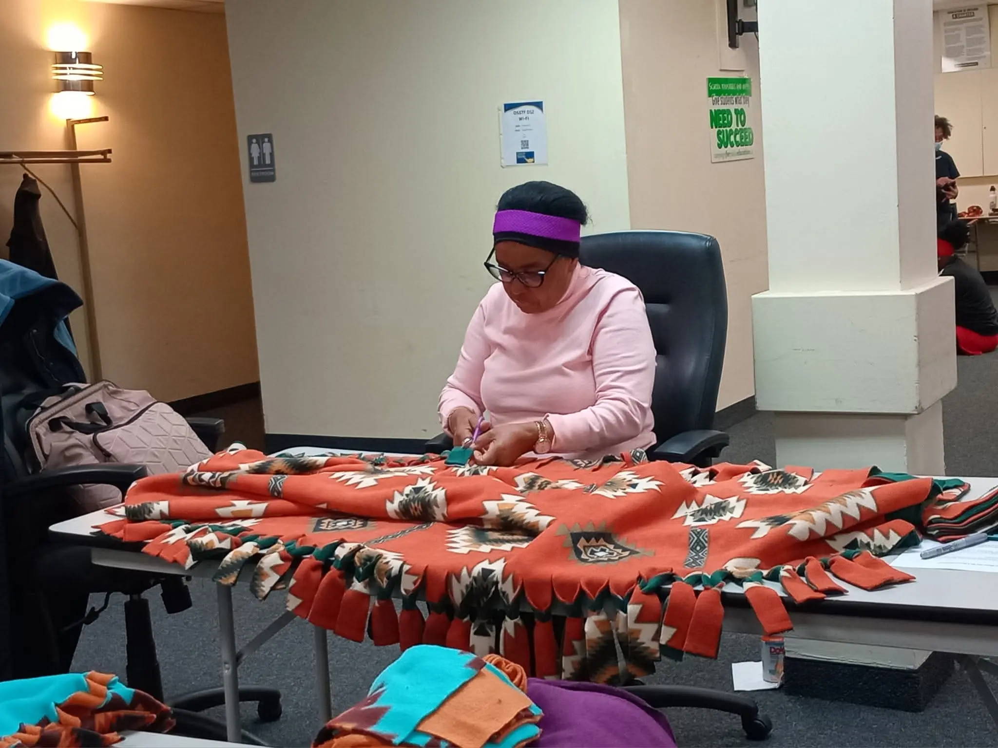 CUPE Local 4400 Toronto Education Workers Healing Blanket Workshop