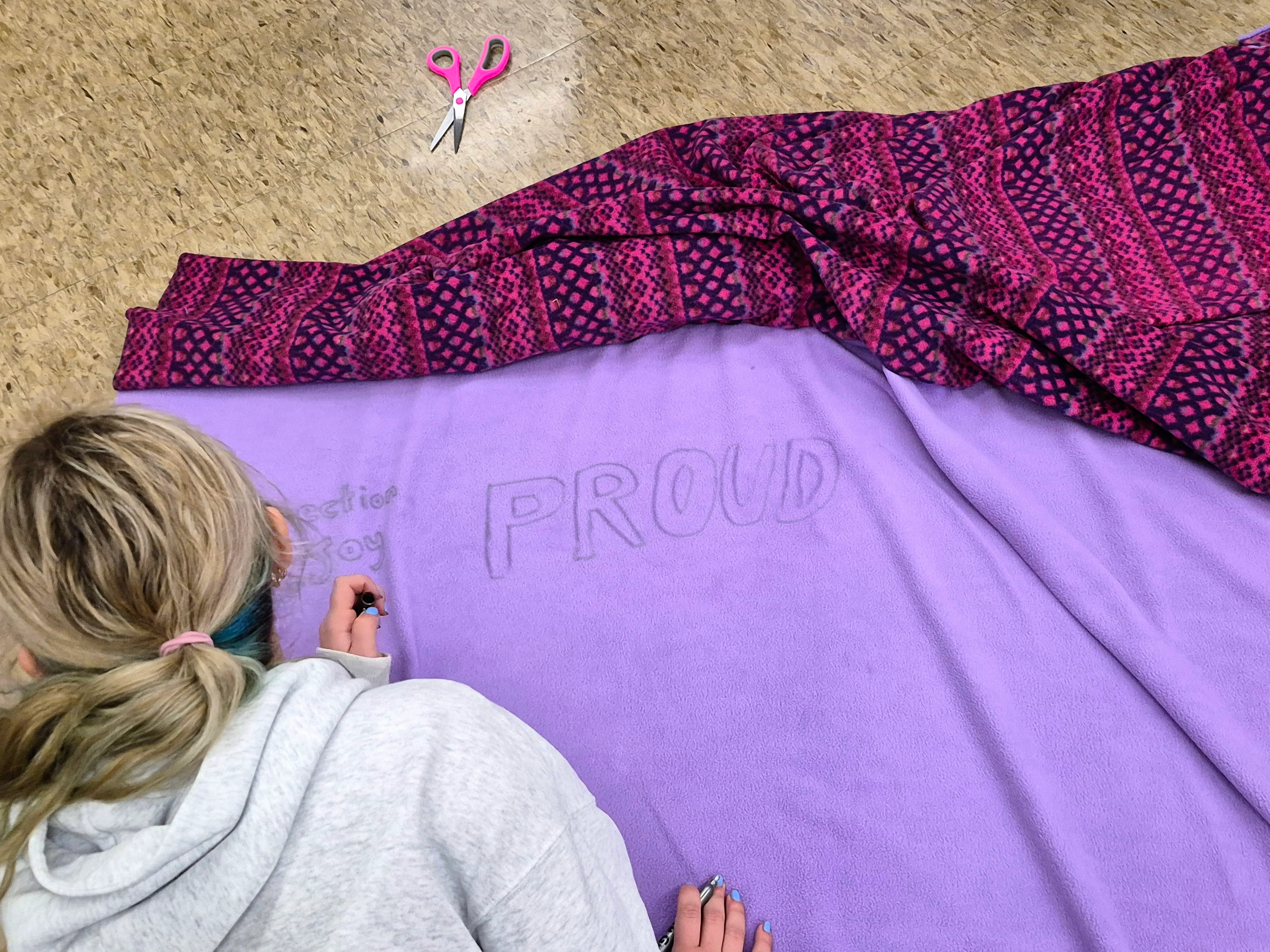 Etobicoke Collegiate Institute Healing Blanket Workshop