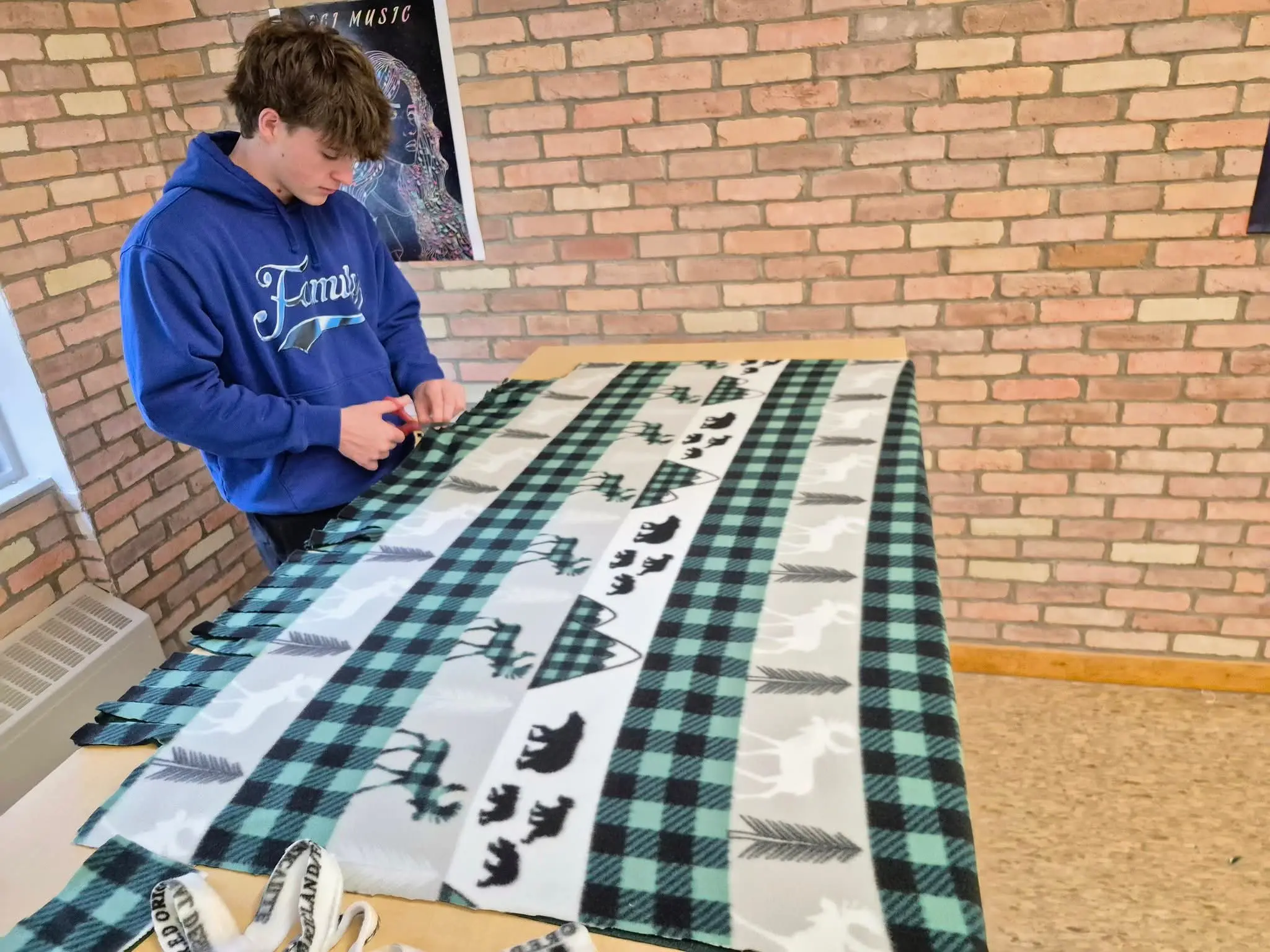 Etobicoke Collegiate Institute Healing Blanket Workshop