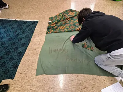 Etobicoke Collegiate Institute Healing Blanket Workshop