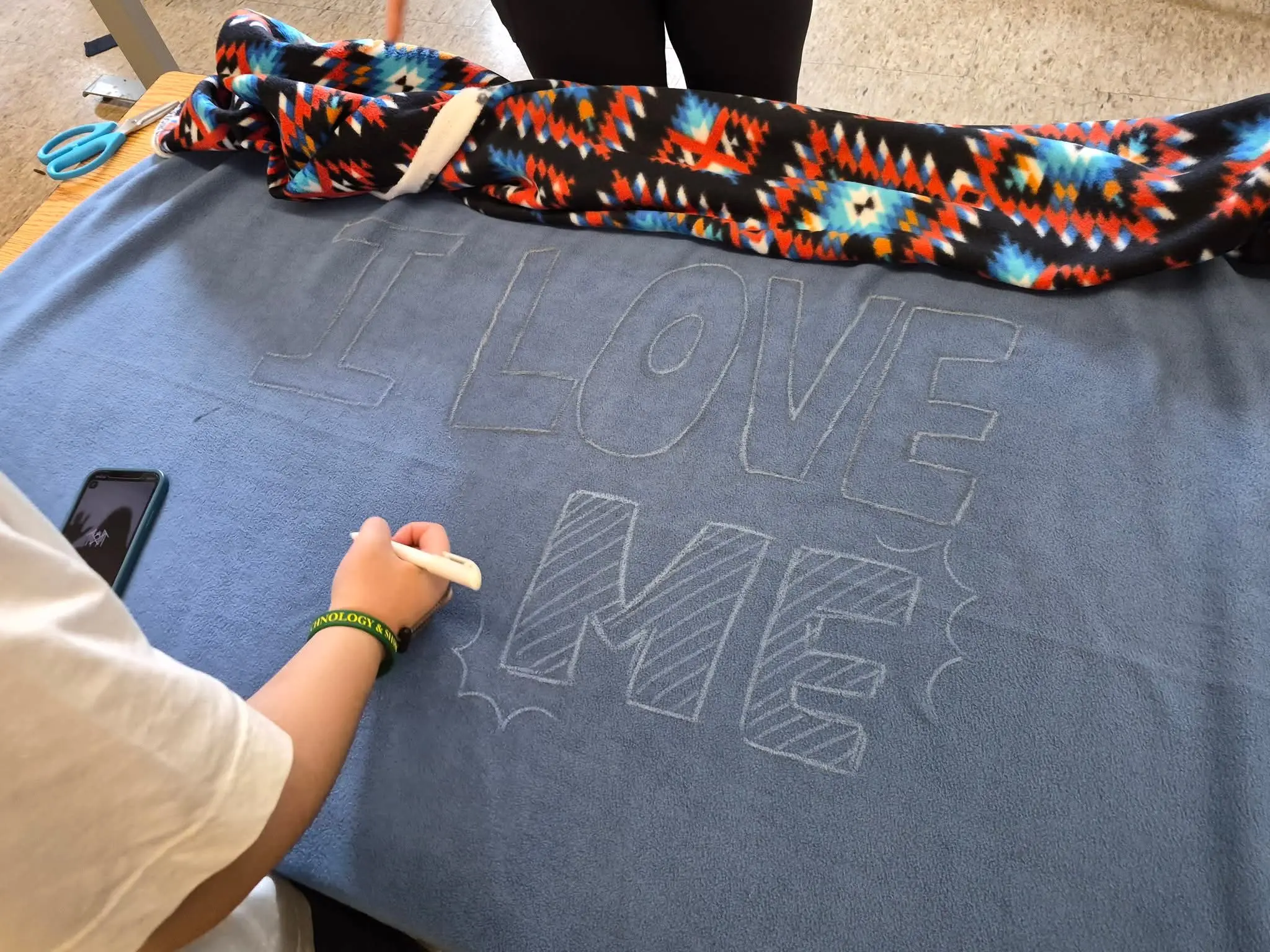 Etobicoke Collegiate Institute Healing Blanket Workshop