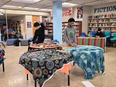 Etobicoke Collegiate Institute Healing Blanket Workshop