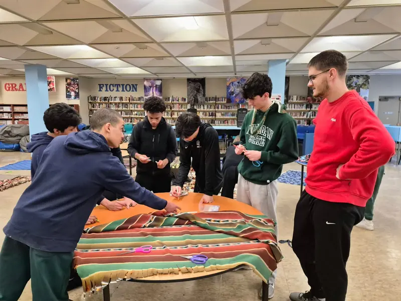 Etobicoke Collegiate Institute Healing Blanket Workshop