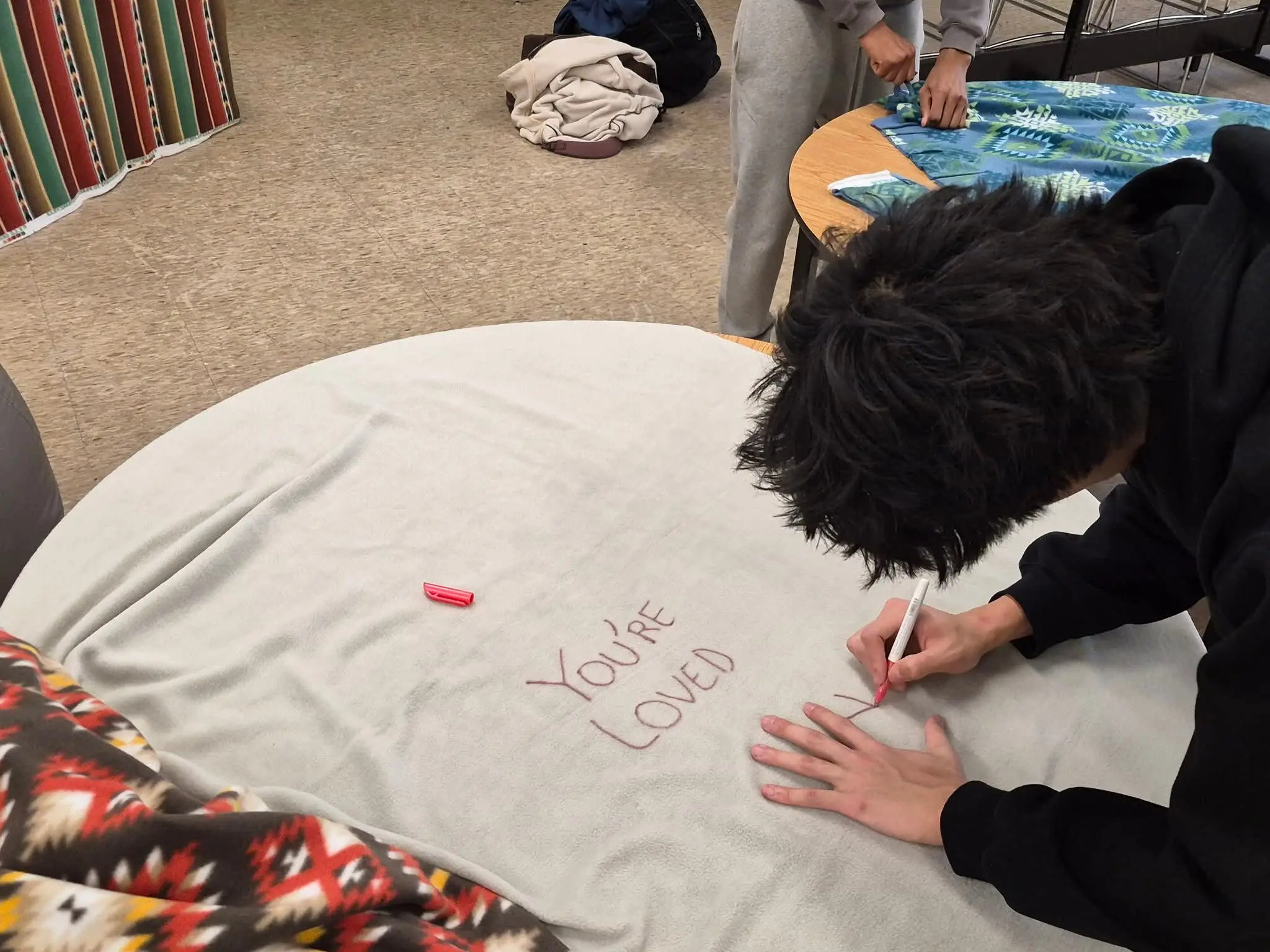 Etobicoke Collegiate Institute Healing Blanket Workshop