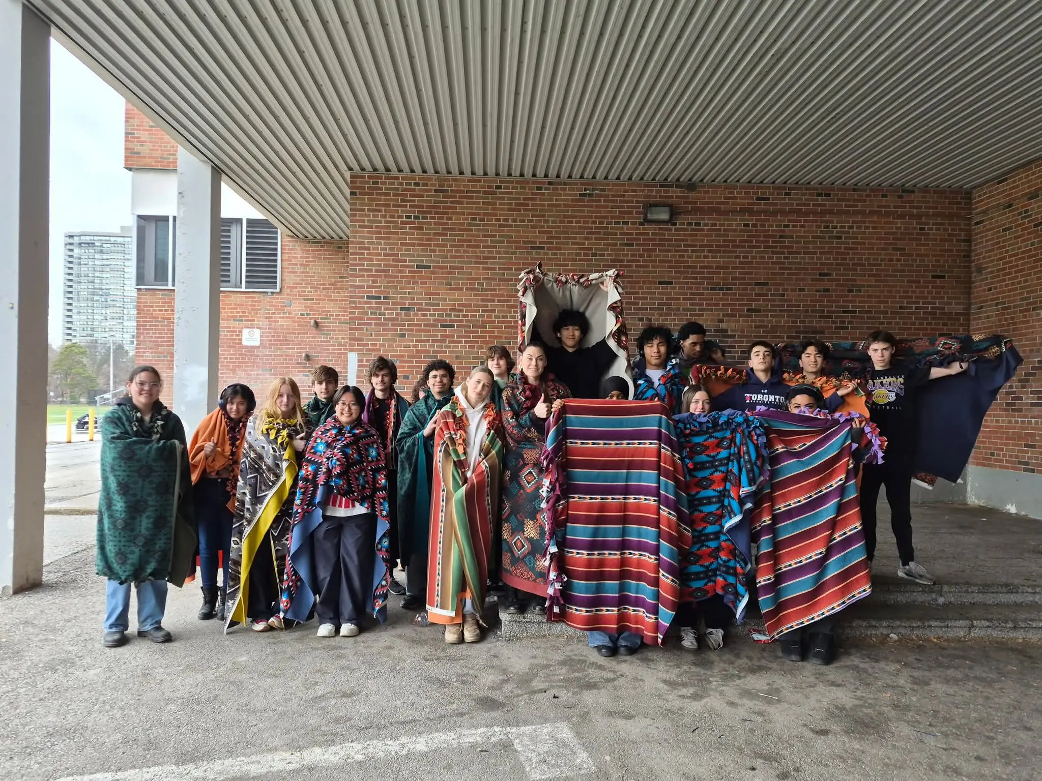 Etobicoke Collegiate Institute Healing Blanket Workshop