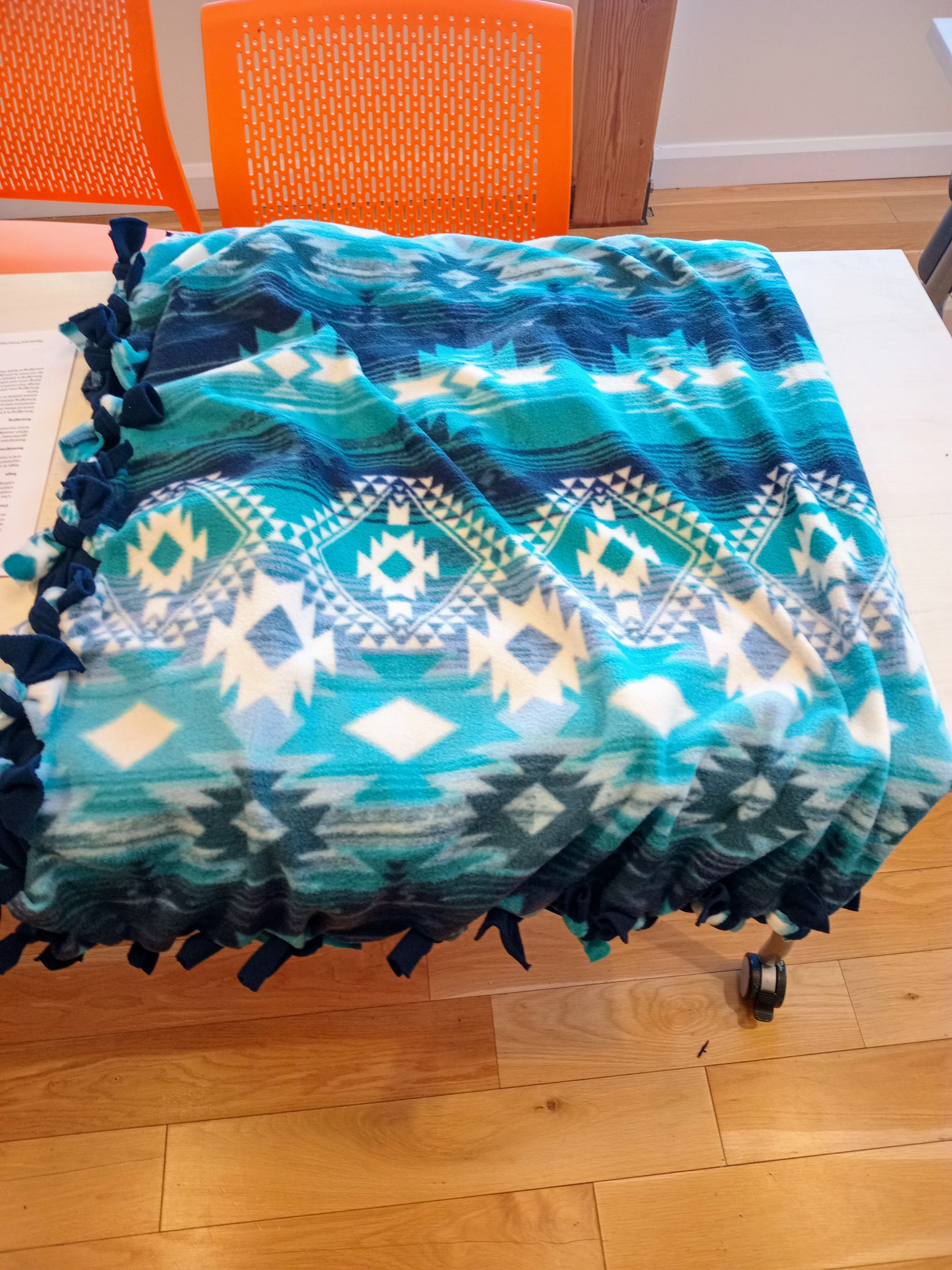 North York Women's Shelter Healing Blanket Workshop
