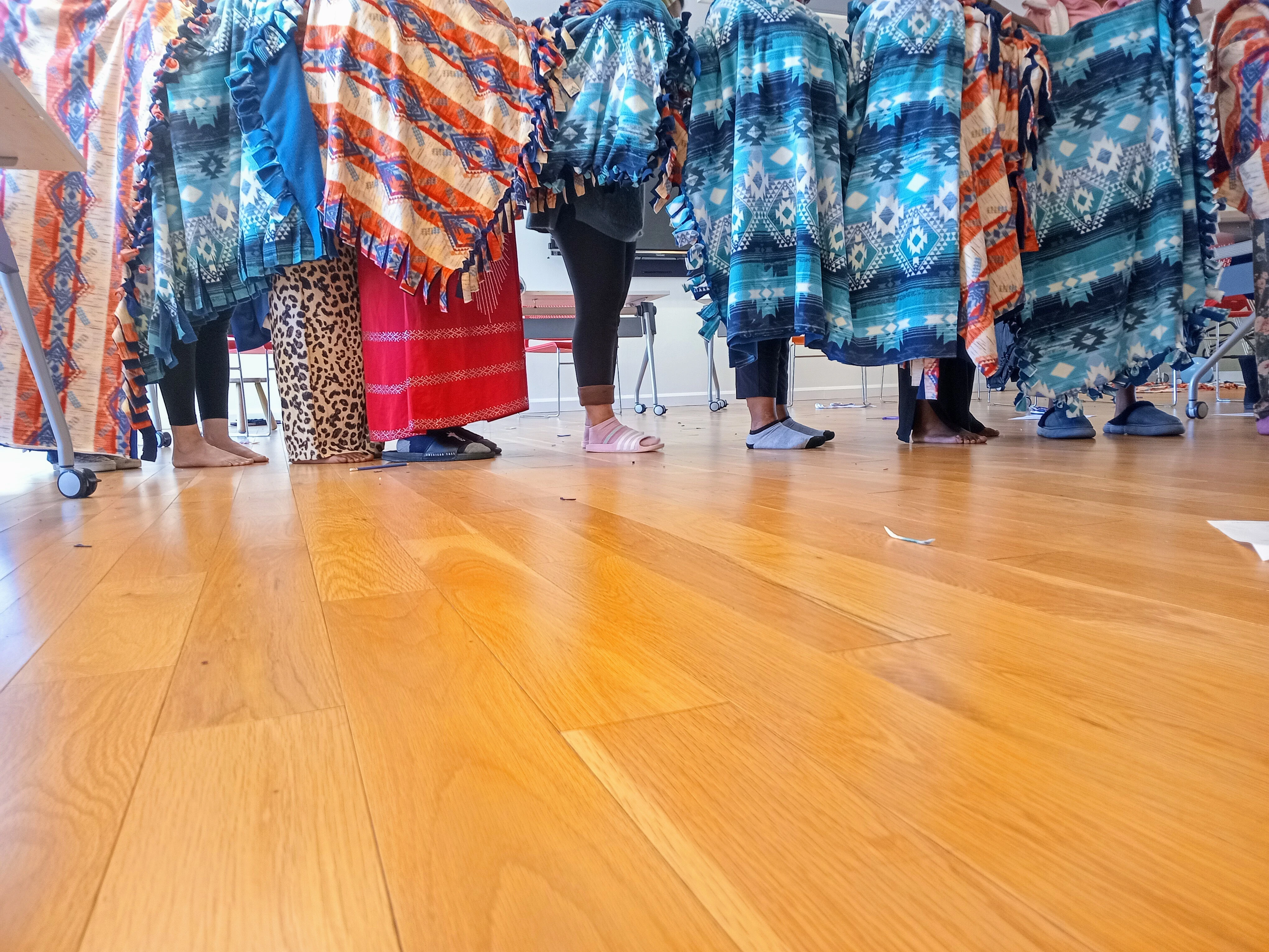 North York Women's Shelter Healing Blanket Workshop